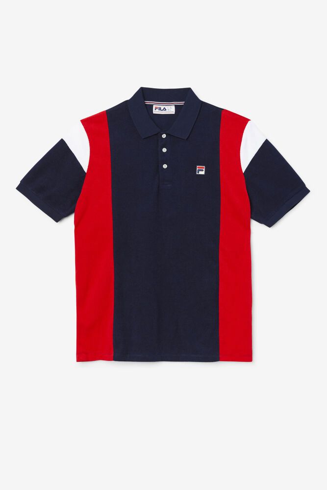 Fila Polo Herre Mørkeblå/Rød Astro Terry RJX-308147